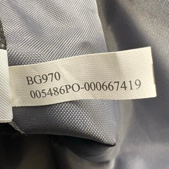 Port Authority Black Grey Lined 100% Polyester Feed The Children Logo Dufflebag - Picture 9 of 10